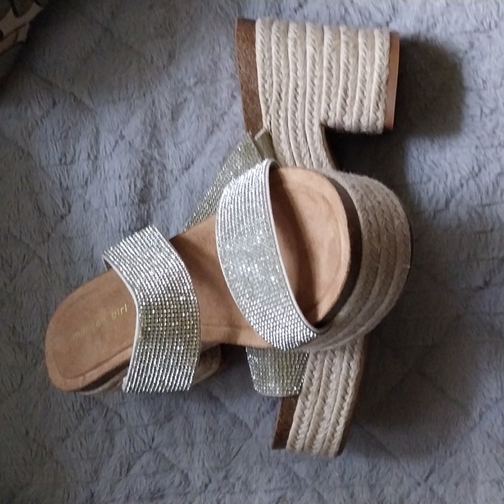 Madden Girl bling sandals. Size 9.5 NWOT